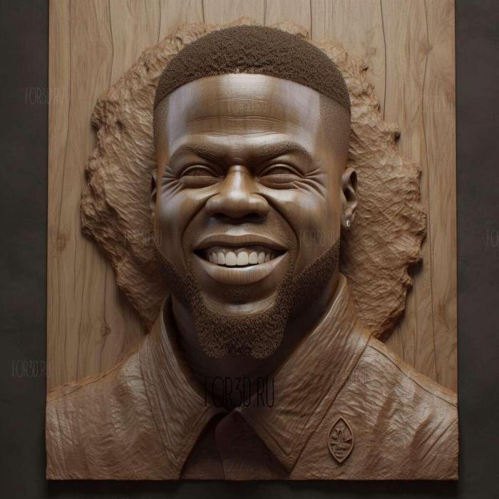 Kevin Hart 3 stl model for CNC